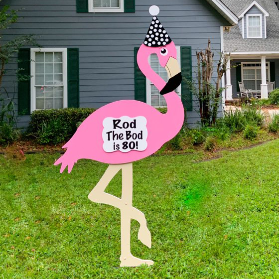 Flamingo Yard Sign - Image 4
